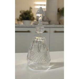 Vintage Crystal Cut Glass Clear Dinner Bell